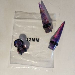 Purple And Pink Taper and Plug Set